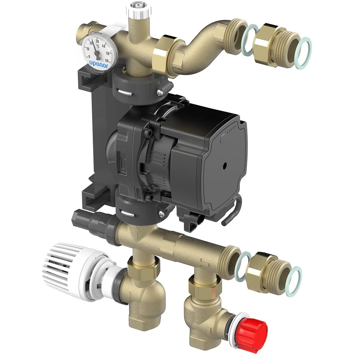 Uponor Uponor Fluvia T Push 23-B-W