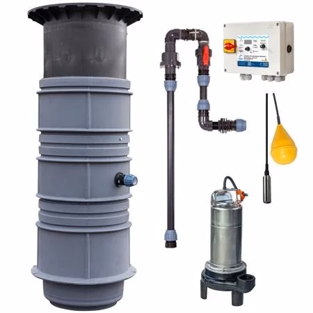 Pumptek PT7 Villa pumpstation 1,7-2,2 m 3-fas