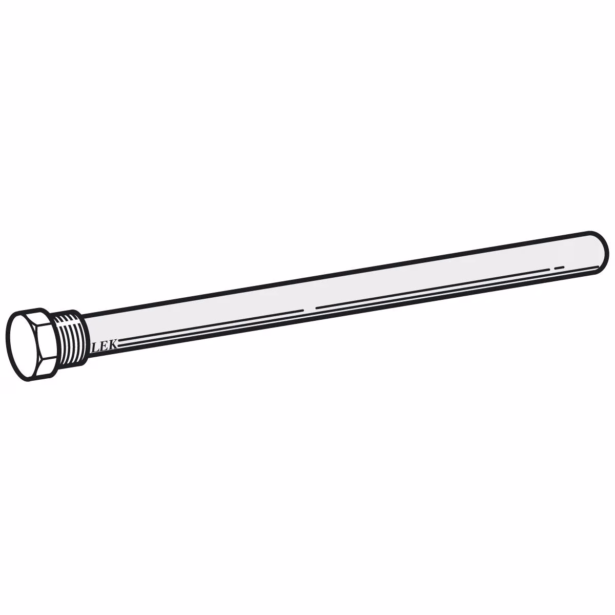 Nibe magnesium anod R20X165 mm