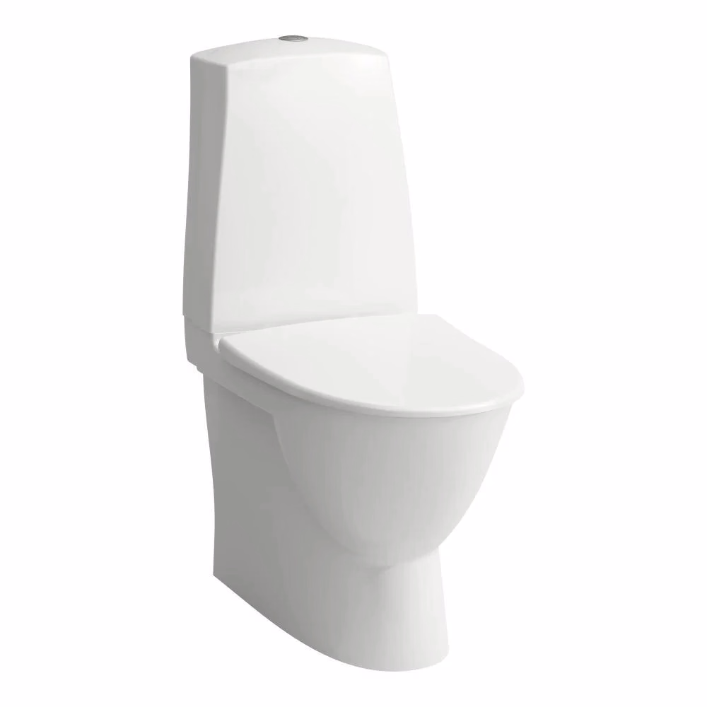 Laufen PRO-N WC-stol, P-lås utan skruvhål, vit