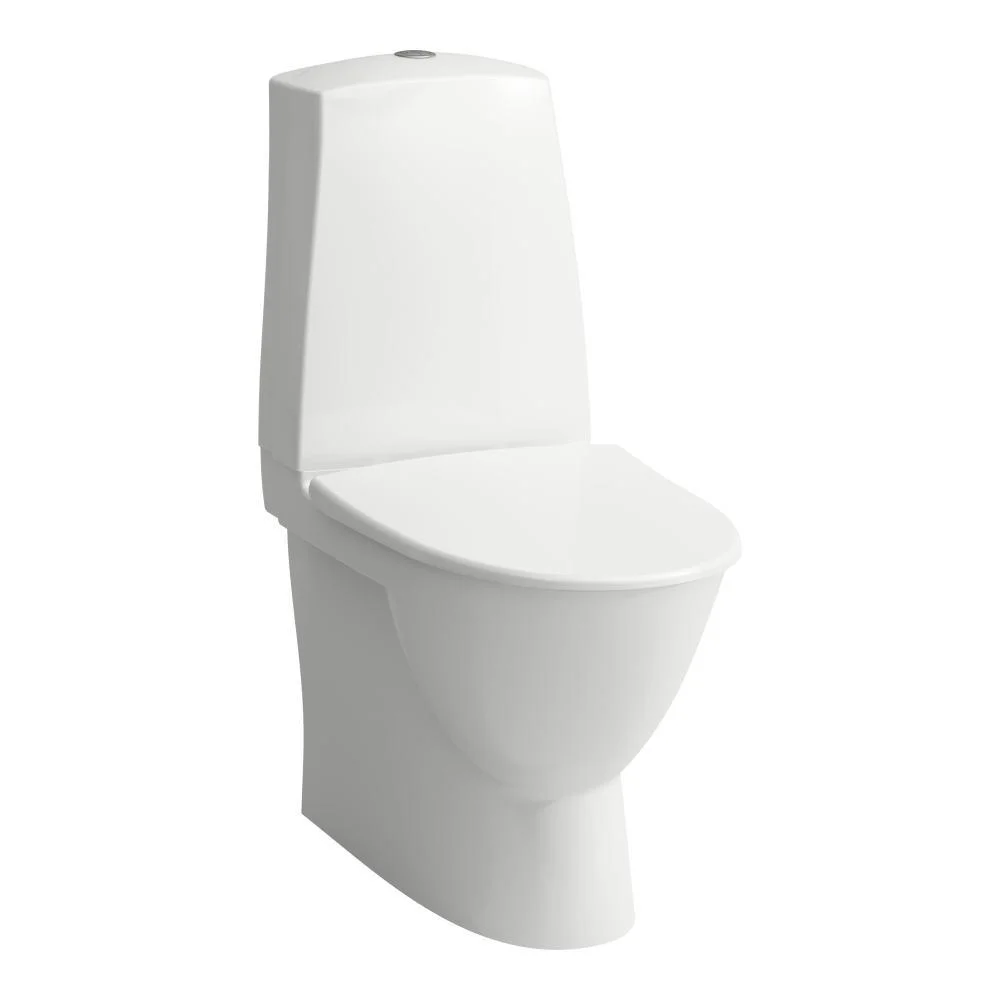 Laufen PRO-N WC-stol, P-lås utan skruvhål, vit