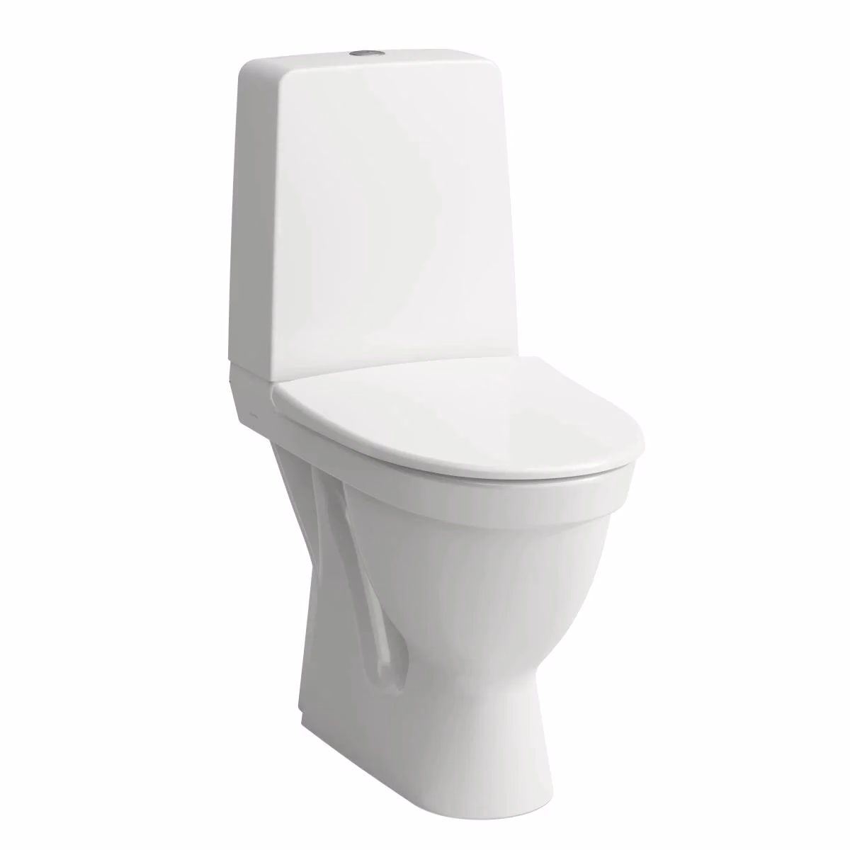 Laufen Kompas WC-stol, förhöjd, Rimless , S-lås Lim