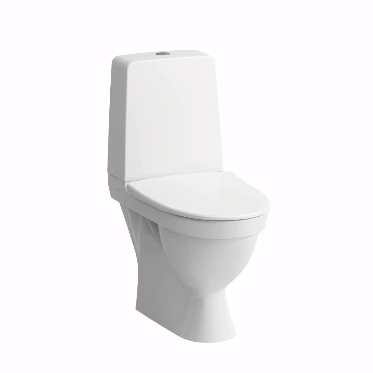 Laufen Kompas WC-stol Rimless P-lås utan skruvhål, vit (825153)