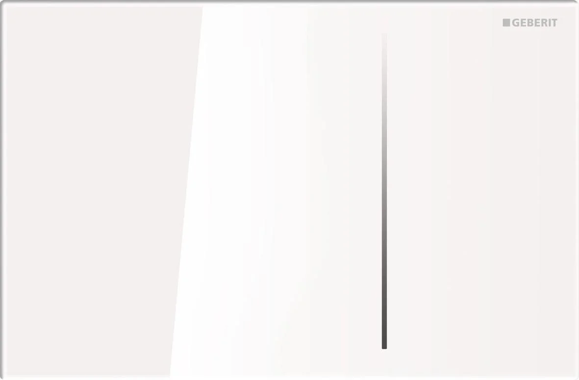 Geberit Geberit Sigma70 tryckplatta, vitt glas