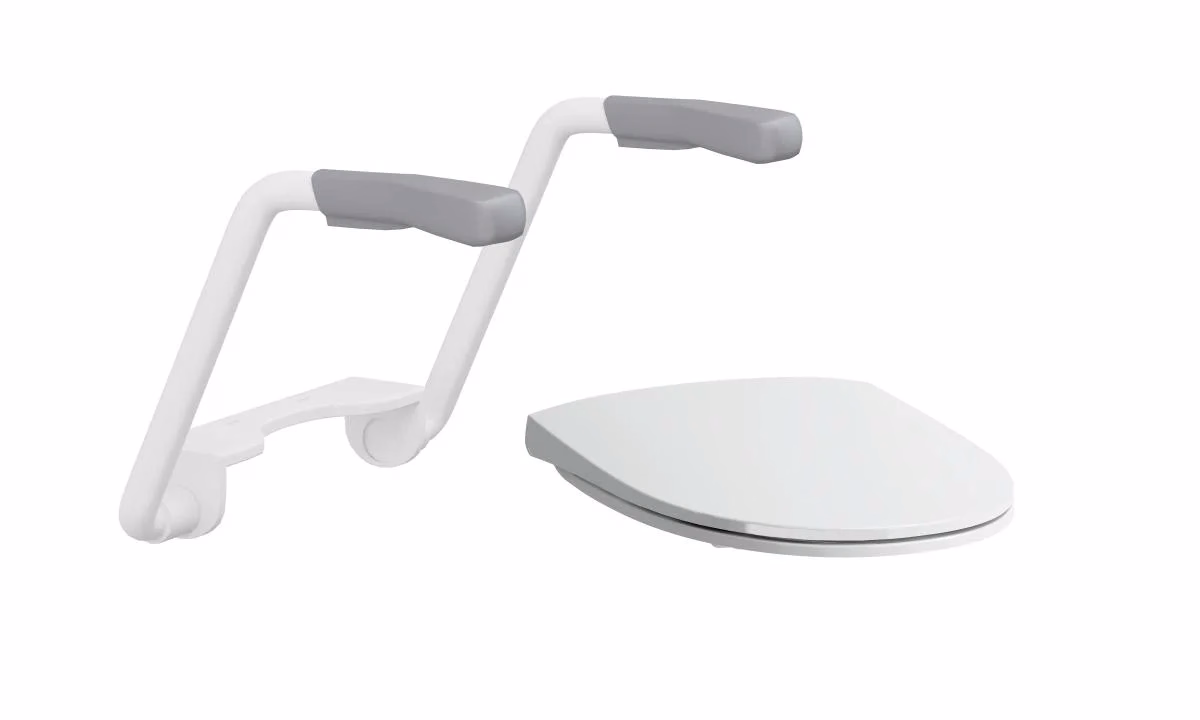Laufen Pro-N/Kompas WC-sits m armstöd, vit
