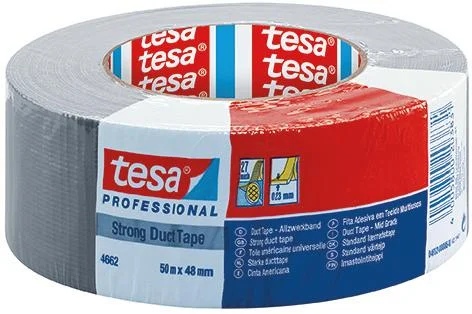 Tesa silvertejp 48 mm, 50 meter