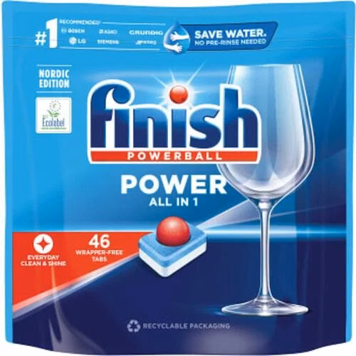 Diskmaskinstablett Power All-in-1 Finish 46 p 957060X