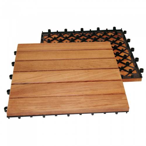 Trall Teak Deltaplattan A Höger 30×30