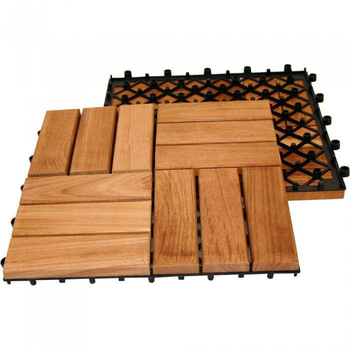 Trall Teak Deltaplattan B 30×30